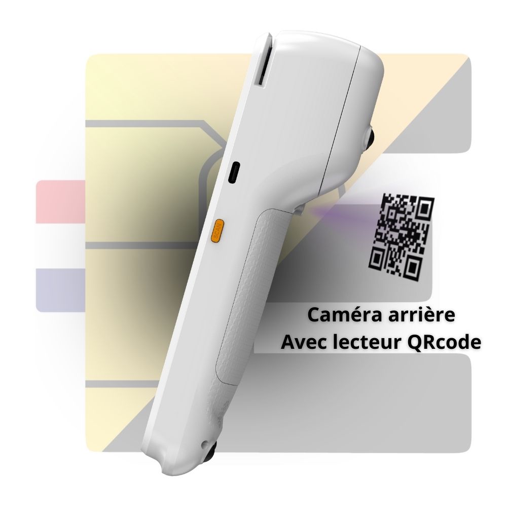 Lecteur QR Code avec caméra arrière Pax A99